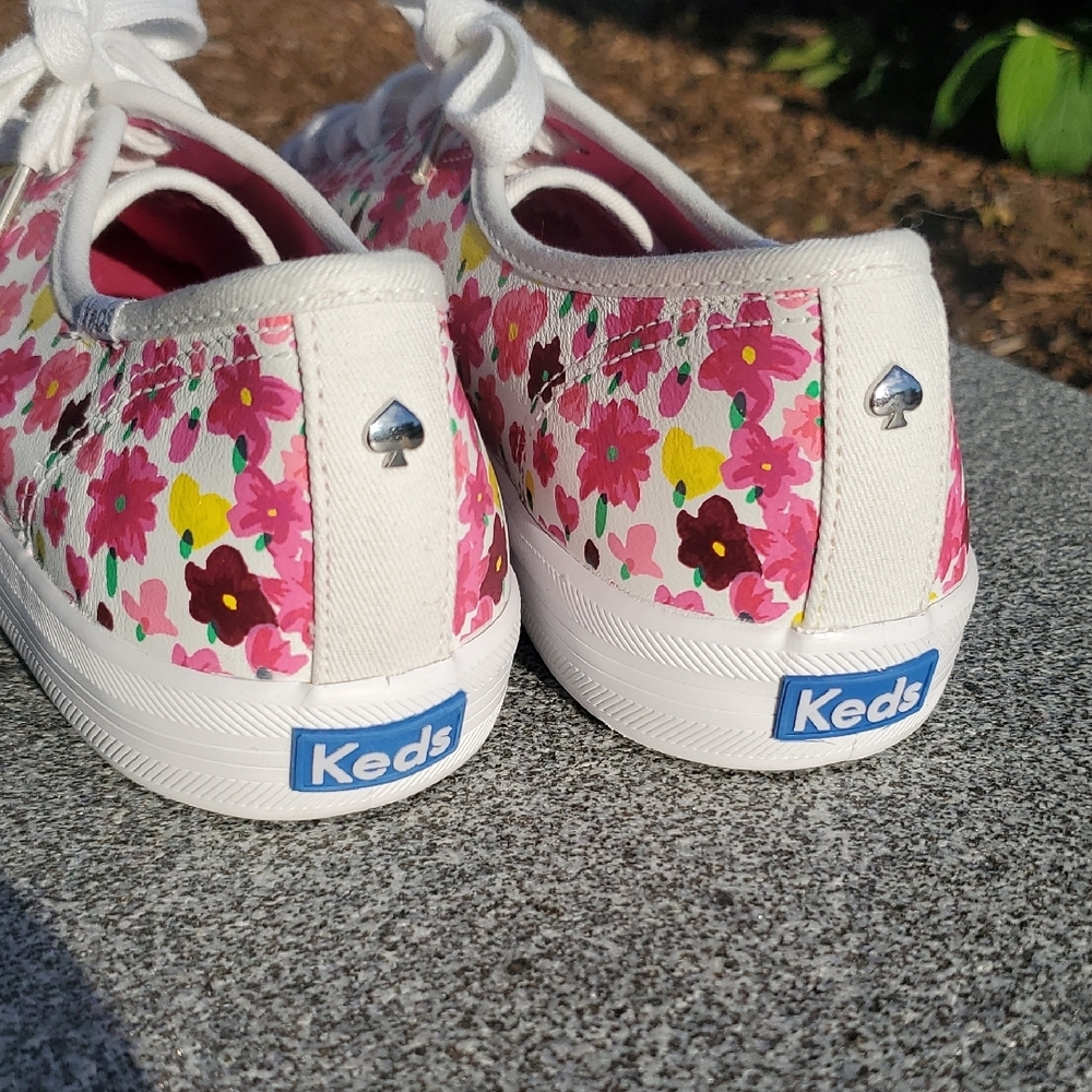 Keds For Kate Spade New York Floral Kickstart Sneakers Size 10 - Picture 4 of 12